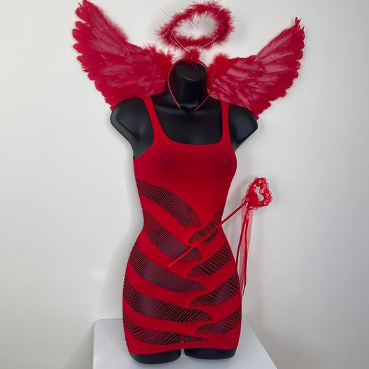 Angel Halloween Costume - Red