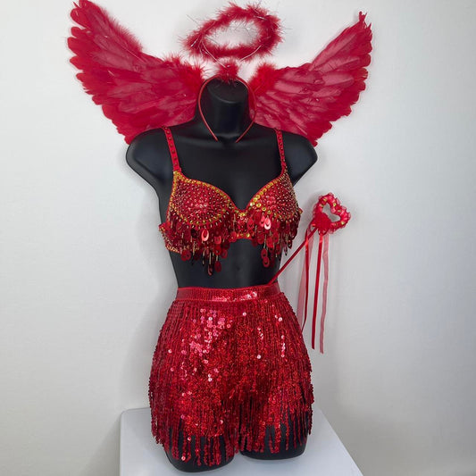 Dark Angel Halloween Costume - Red