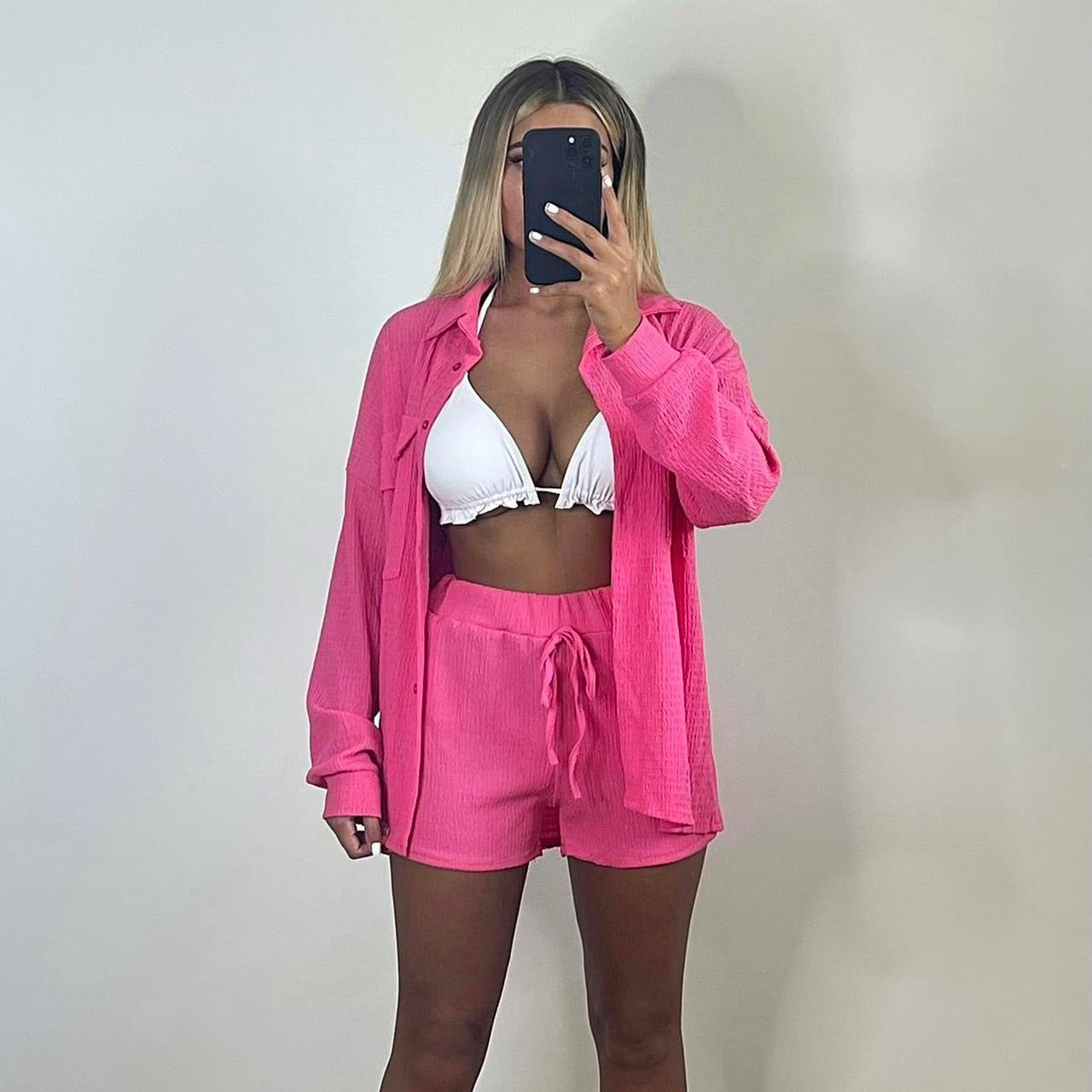 RORY Cheesecloth Co-ord Pink