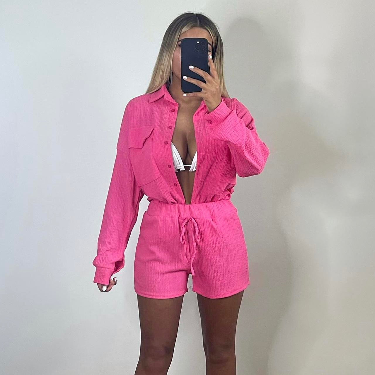 RORY Cheesecloth Co-ord Pink