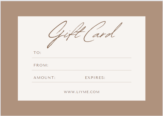 Liyme Fashion Gift Card