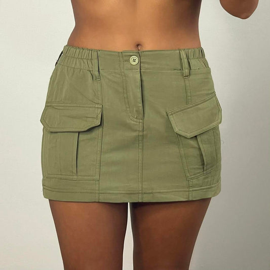 DANI Cargo Skirt - Khaki