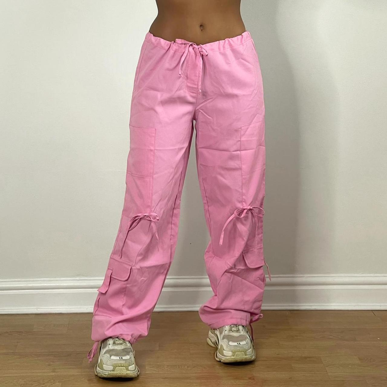 CHRISTINA Cargo Pants - Pink