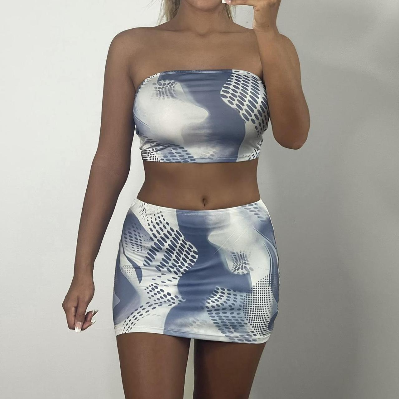 ELYANA Festival Co-ord - Blue/Grey