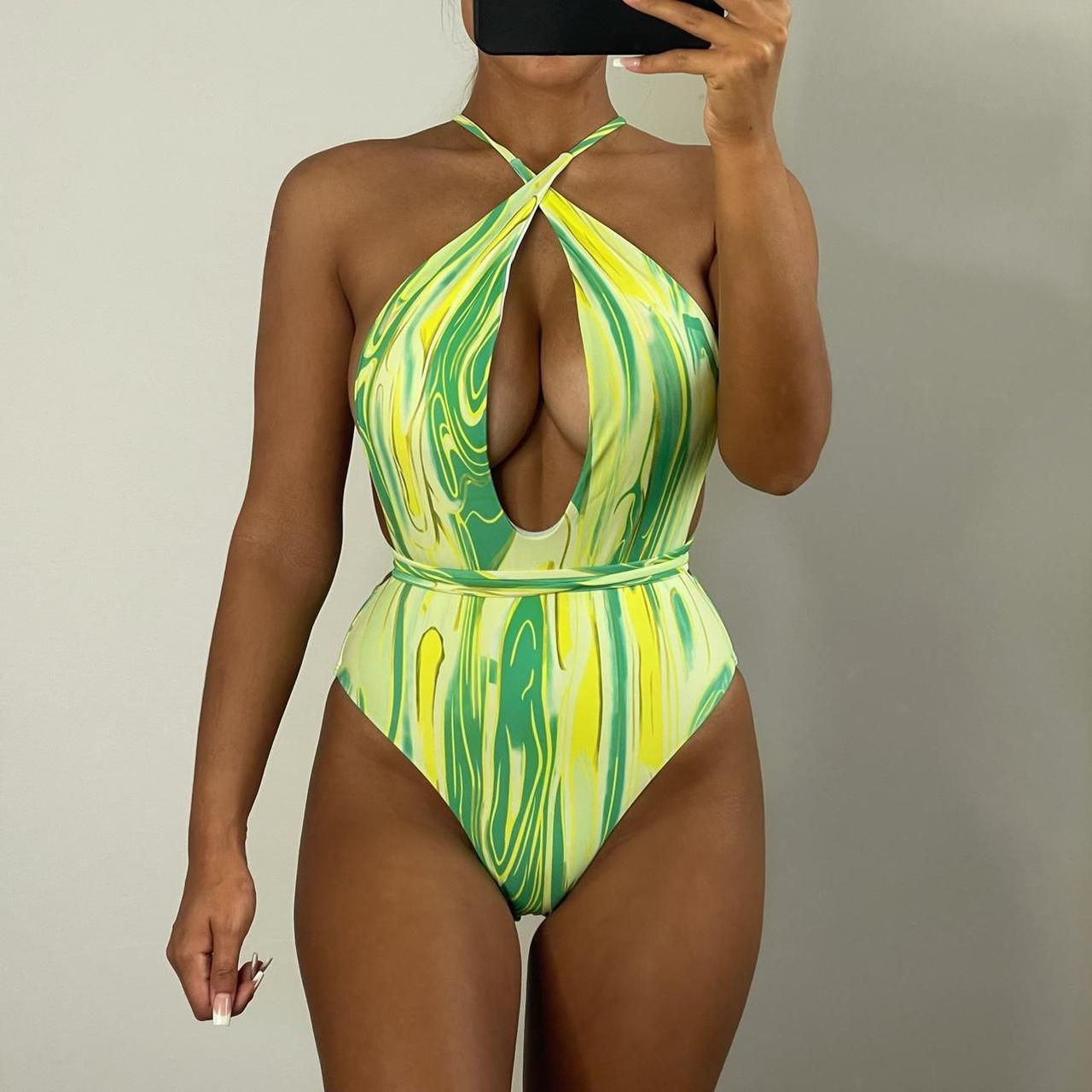 SILVIA Multiway Swimsuit With Skirt - Green