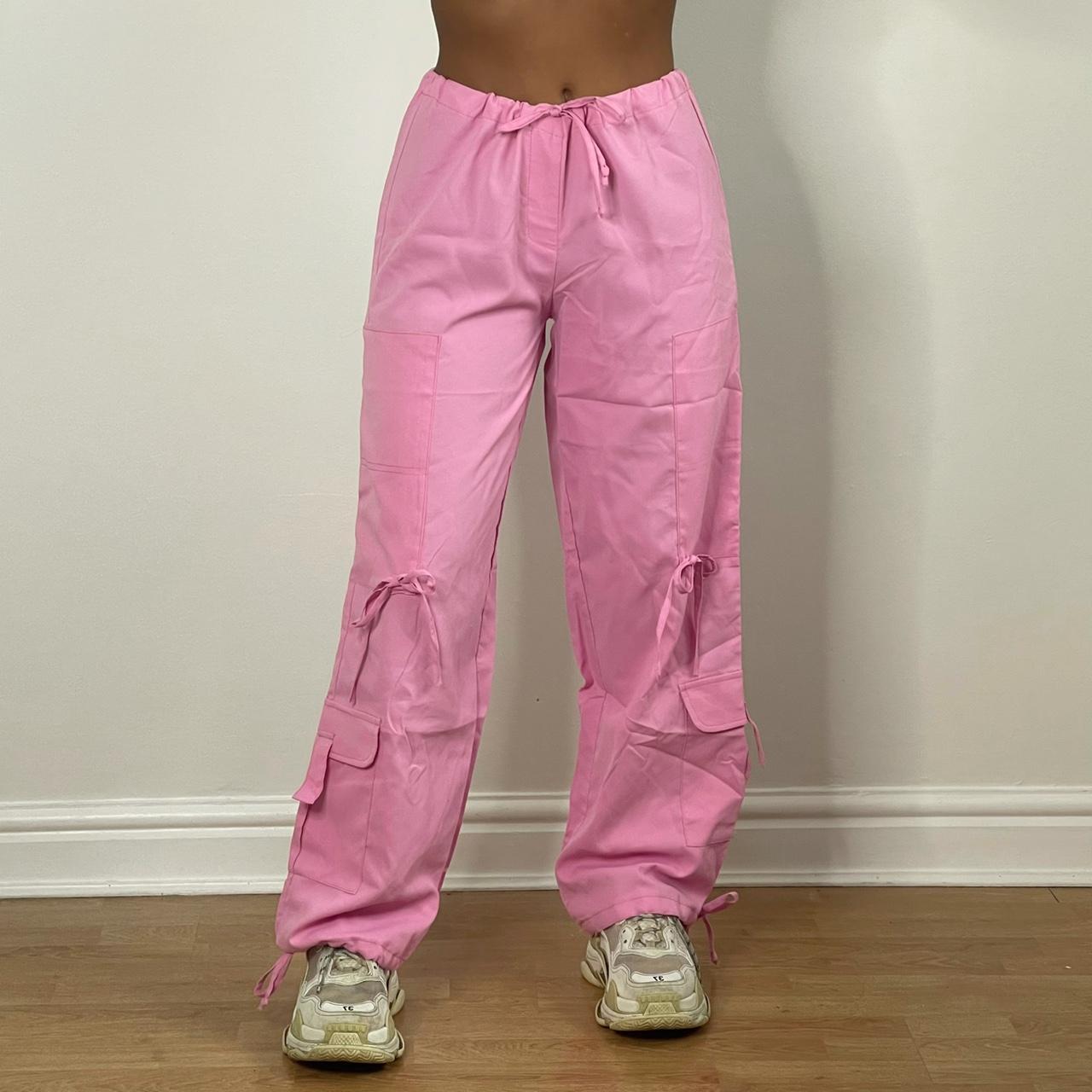 CHRISTINA Cargo Pants - Pink